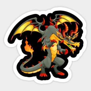 Fire Dragon Sticker